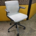 Silver Mesh AllSteel Clarity Office Meeting Chair w/ Fixed Arms