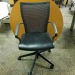 Haworth X99 Black Leather Seat Mesh Back Meeting Task Chair