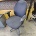 Black Adjustable Office Task Chair w/ Padded Arms