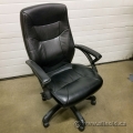 Black Leather Office Task Chair
