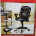 Black High Back Adjustable Meeting Chair with Fixed Arms (New)