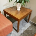 24" Square Brown Side End Table