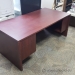 Mahogany Desk w/ Box File Ped and Client Knee Space, 72x36