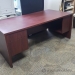 Mahogany Desk w/ Box File Ped and Client Knee Space, 72x36
