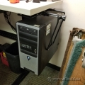 Steelcase Sliding CPU Hanger for Sit Stand Desks