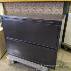 Black 2 Drawer Lateral File Cabinet, Locking SND Black 2 Drawer Lateral File Cabinet, Locking SND