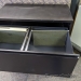 Black 2 Drawer Lateral File Cabinet, Locking SND