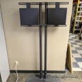 Dual Post Low Profile Premier TV Mount with Stand