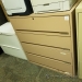Tan 4-Drawer Card Cabinet 8" Drawers, Tool Machinist Cabinet