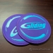 Set of 2 Exercise Gliding Discs for Hard Floors