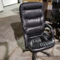 Fixed Height High Back Leather Office Meeting Chair
