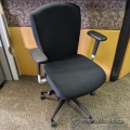 Black Fabric Adjustable Office Task Chair