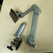 SpaceArm Sit Stand Adjustable Single Monitor Clamp Mount Arm