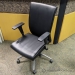 Leather Back w/ Chrome Base Office Task Chair
