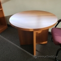 42" Round Office Meeting Table with Cross Base