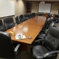 Maple Boardroom Table w/ Power Grommet
