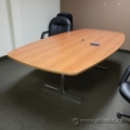 96" Sugar Maple Wide Boardroom Meeting Table