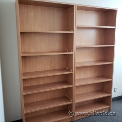 Autumn Maple Bookcase w/ Adjustable Shelves