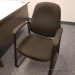 Black Office Guest Chair w/ Sleigh Base