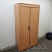 Maple 2 Door Storage Cabinet, Locking