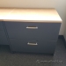 Artopex 36" Grey 2 Drawer Lateral File Cabinet w/ Light Tone Top