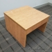 Low Maple Accent Coffee Side Table