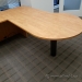 Maple U/C Suite Office Desk w/ Drawer Storage and Rounded Runoff