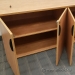 Maple 4 Door Storage Credenza Cabinet