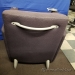 Purple Armchair w/ Swivel Cup Holder