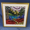 K N Swanson "Morraine Lake Bear" Oil on Canvas 30" x 30" K N Swanson "Morraine Lake Bear" Oil on Canvas 30" x 30"