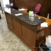 Reception Desk with Granite Style Transaction Counter