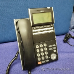 Black NEC DTL-12B-1 DT300 Business Phone