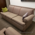 Light Brown Three Seat Sofa Couch with Armchair