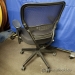 HON Basyx Black Mesh/Cloth Mid Back Rolling Task Chair w/ Arms