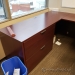 U/C Suite Bow Front Desk w/ Box/Box/File Ped & Lateral Cabinet