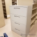 36" Beige 4 Drawer Lateral File Cabinet, Locking