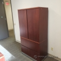 2 Door, 2 Drawer File and Storage Cabinet w/ Chrome Base