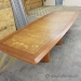 12 ft Maple Pattern Boat Shape Boardroom Conference Table