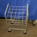 2 Shelf Rolling Magazine Rack