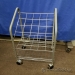 2 Shelf Rolling Magazine Rack