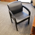Black Leather Guest Chair