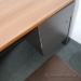 Sugar Maple & Grey L Suite Desk with Pedestal Storage 72" x 72"
