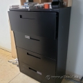 Global Black 4 Drawer Lateral File Cabinet, Locking Global Black 4 Drawer Lateral File Cabinet, Locking