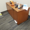 Maple 4 Door Storage Credenza Cabinet