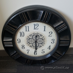 Black and White Decorative Wall Clock