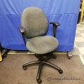 Green Patterned Office Task Chair, B Grade