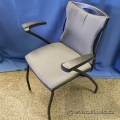 Global Flex Series Grey and Black Stacking Guest / Office Chair