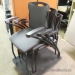 Global Flex Series Grey and Black Stacking Guest / Office Chair