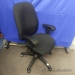 Black Fabric Adjustable Office Task Chair