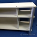 54" Herman Miller White Vivo Lateral Bookcase Bookshelf Stand